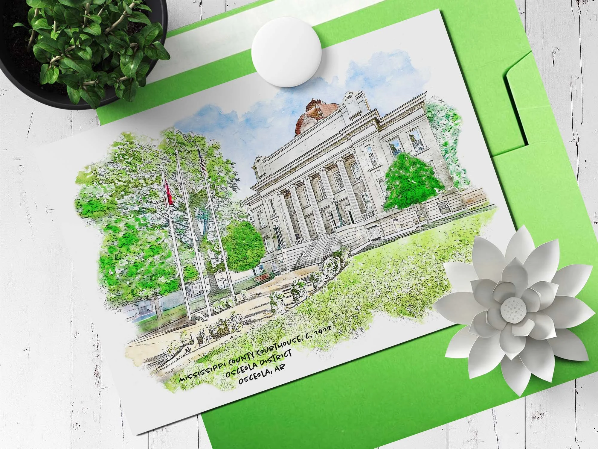 Mississippi County Courthouse Osceola_Green Envelope.jpg