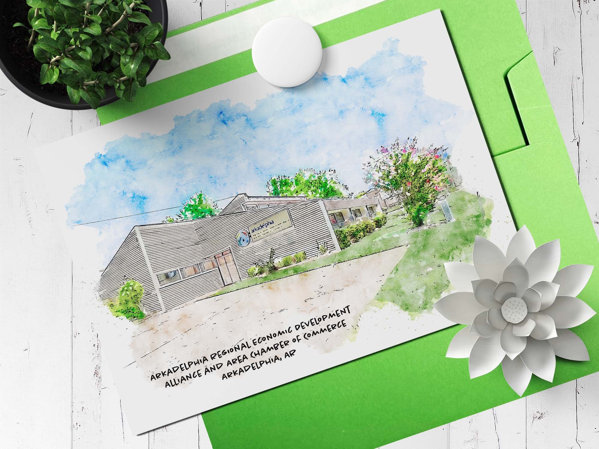 Arkadelphia Chamber of Commerce_Green Envelope.jpg
