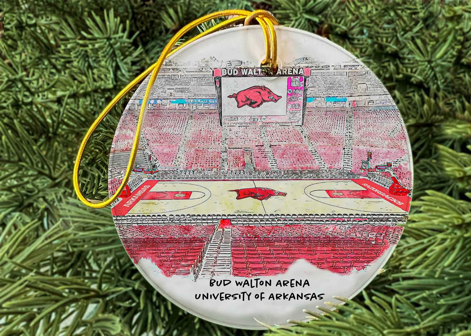 Bud Walton Arena at the University of Arkansas Ornament.jpg