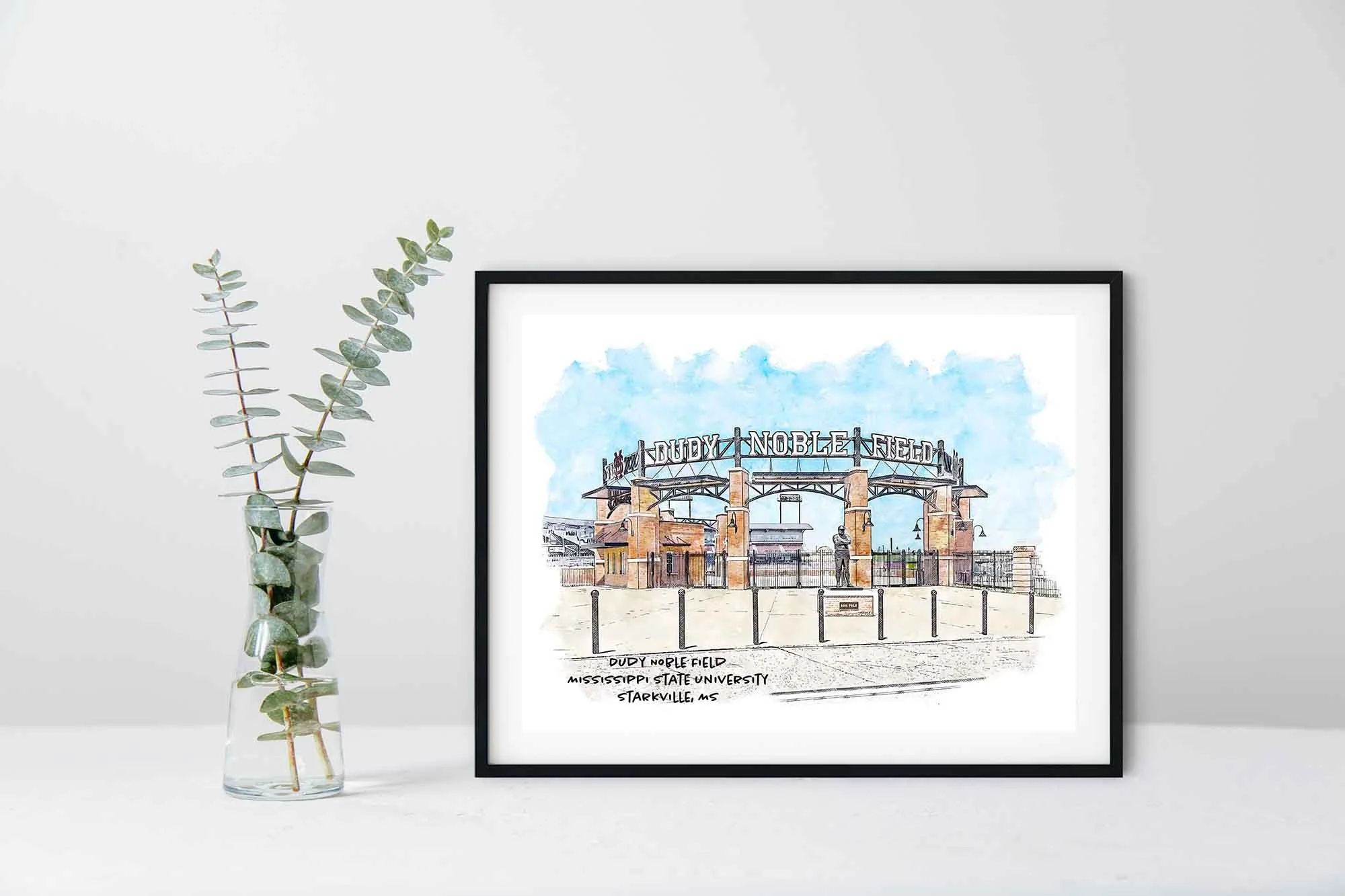Dudy Noble Field at Mississippi State University Framed Print.jpg
