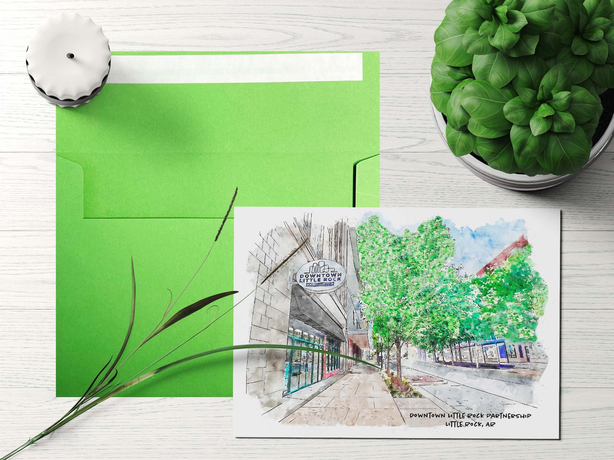 Downtown Little Rock Partnership_Mockup7_Green Envelope.jpg