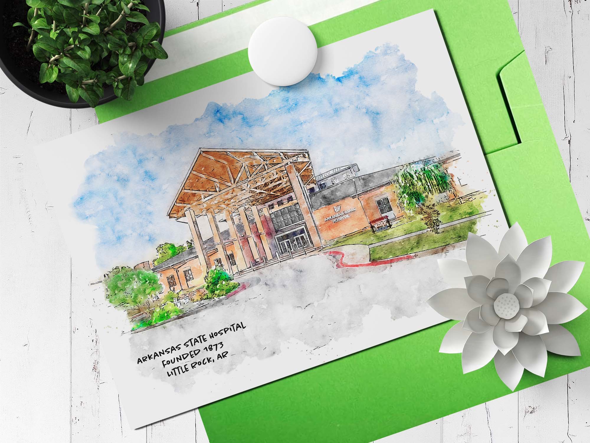 Arkansas State Hospital_Green Envelope.jpg
