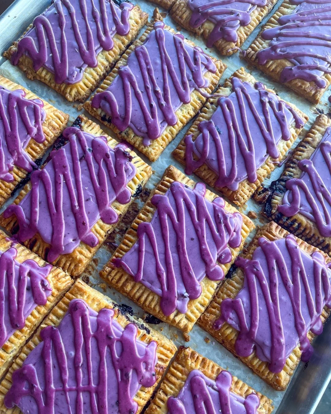 SECRET MENU: Tomorrow at @williamsburgfarmersmarket, we're serving up handmade Blueberry-Blackberry Pop-Tarts!