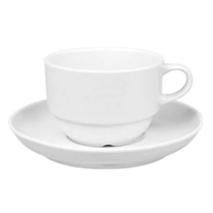 8oz Coffee Cup and Saucer