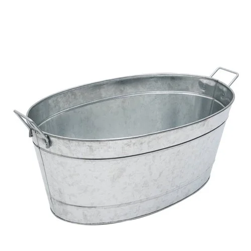 Large Galvanized Bucket