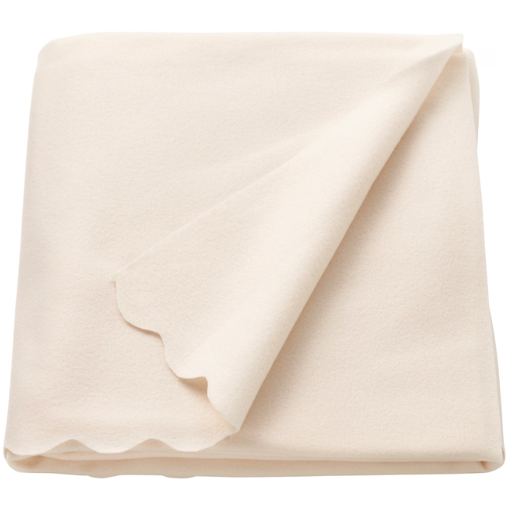 Cream Scalloped Blanket