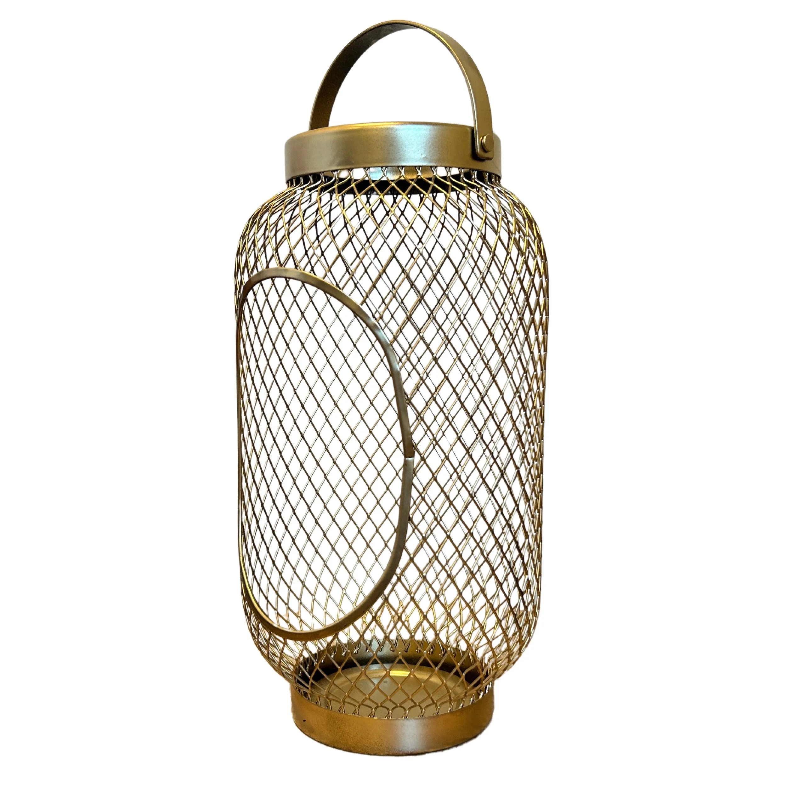Gold Mesh Lantern 