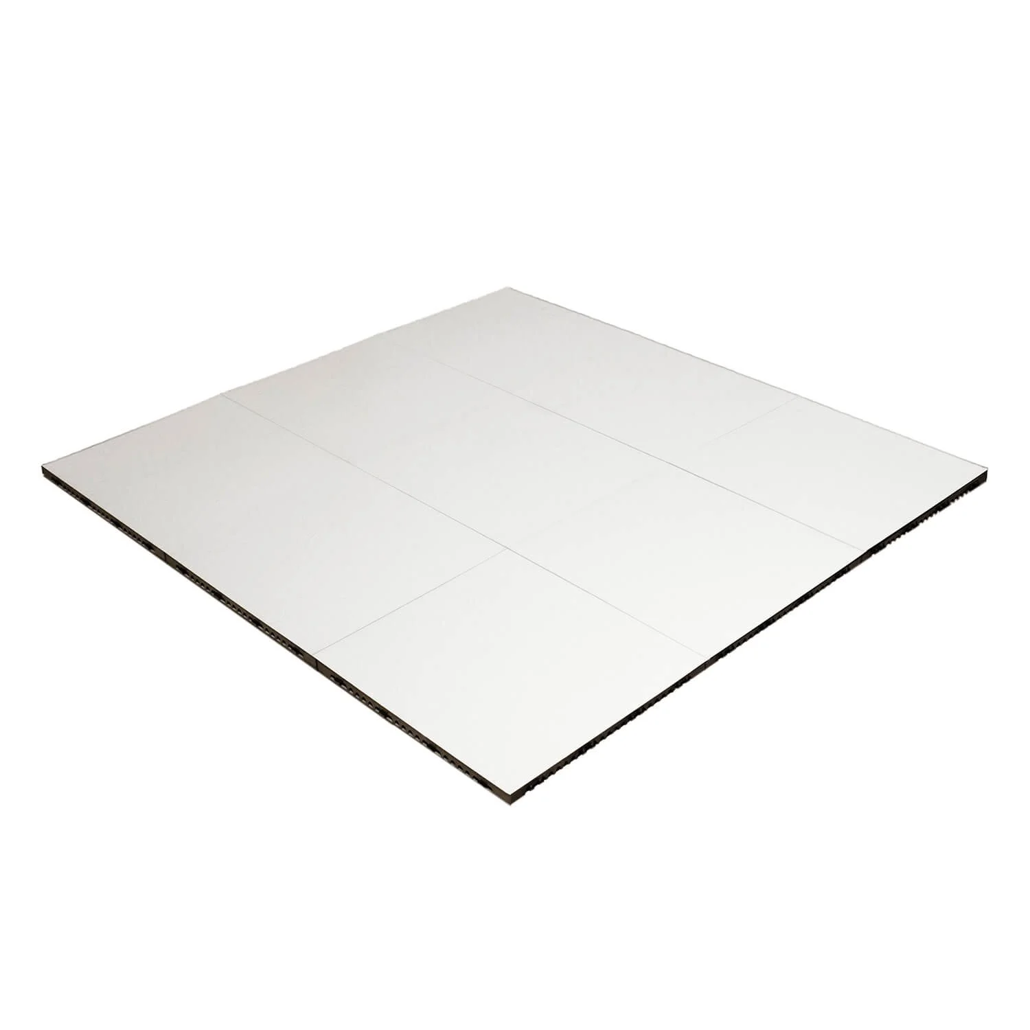 15x15 ft White Dance Floor w/ Black Edging