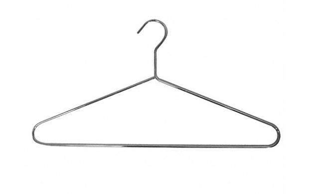 Coat Hangers (Silver, Metal)