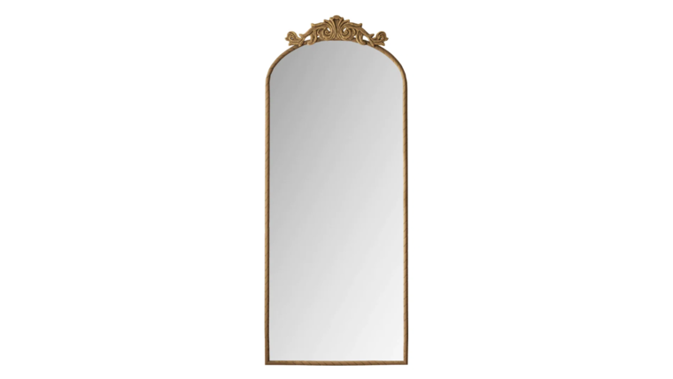 Ornate Arched Mirror (Gold)