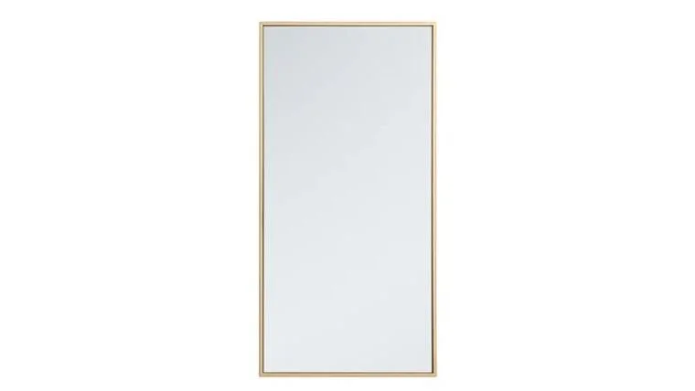 Modern Slim Mirror (Gold)