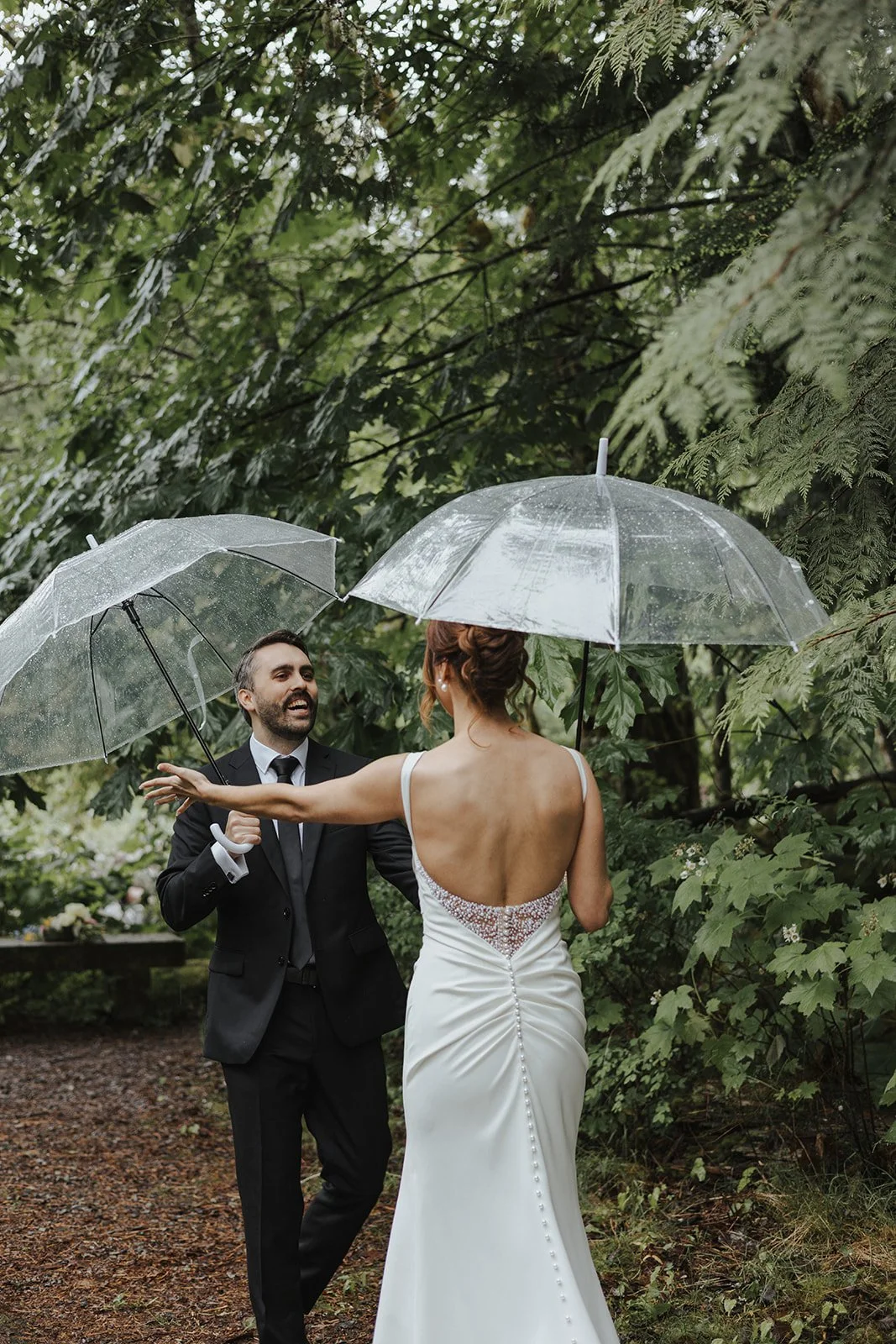 Rain or shine, we&rsquo;ve got you covered ☂️🌧️ Check out our selection of umbrella&rsquo;s on our website! 

Items featured in photo: Clear umbrella (white trim)

Photo by @theapartmentphoto