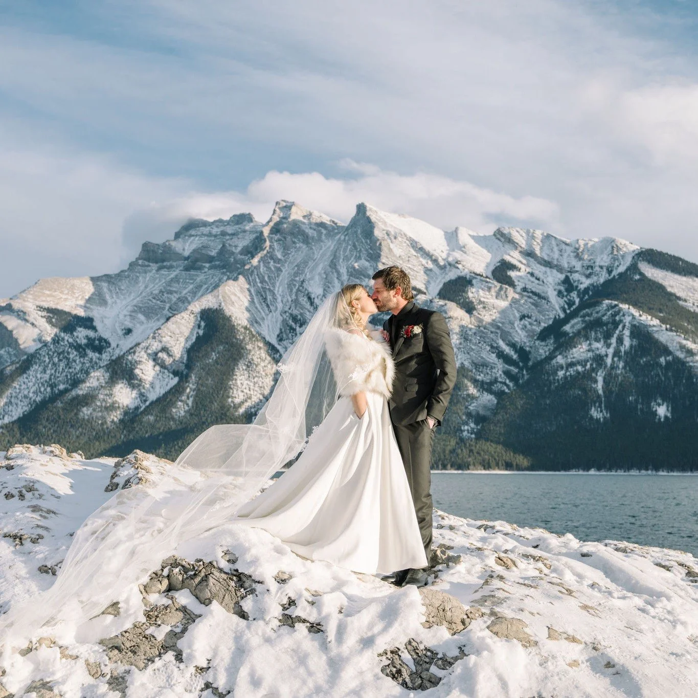 In the presence of something this immense, you realize how small you are and how big love can be.

#banffwedding #mountainwedding #weddingplanner #weddinginspo #destinationweddings #weddingplanning