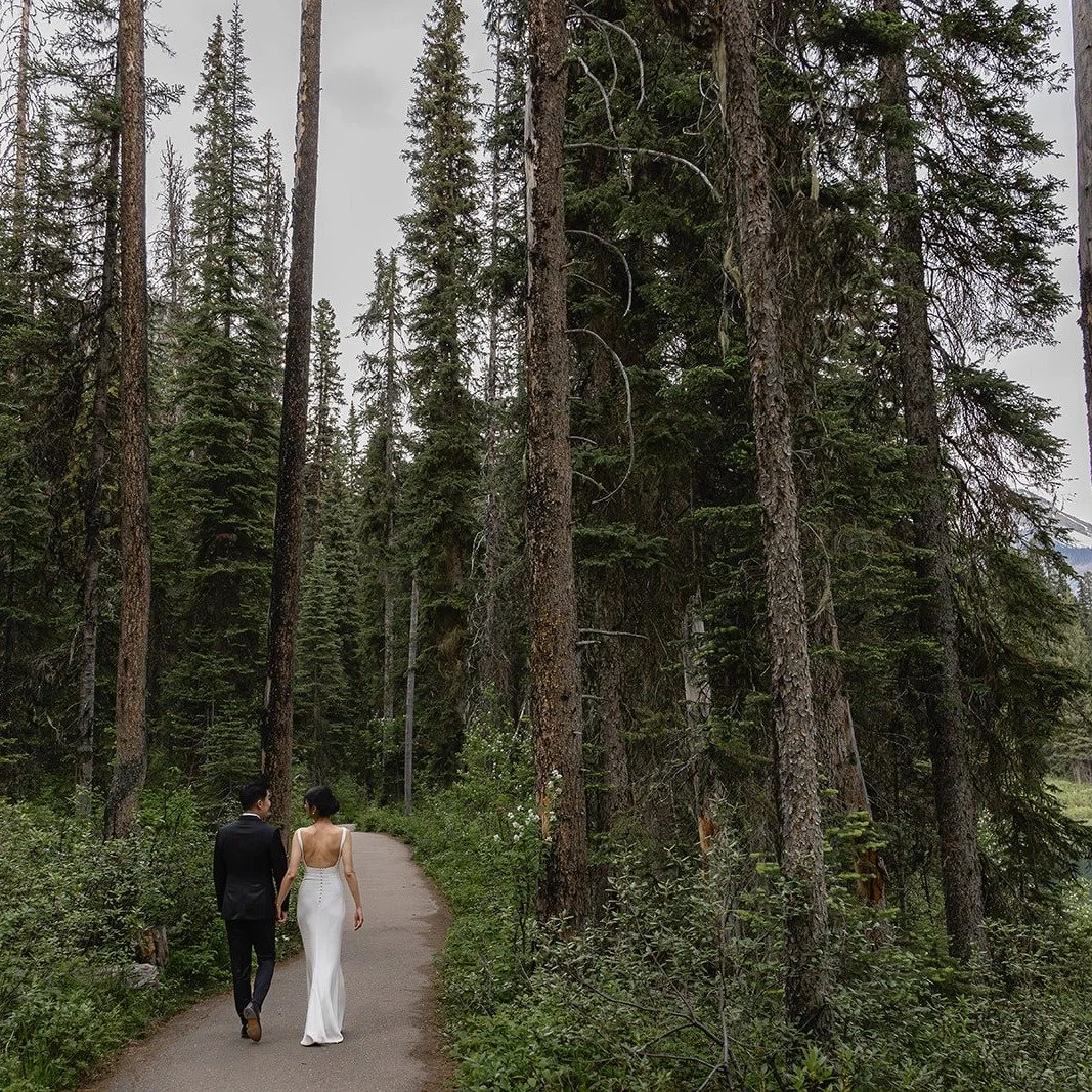 When this is your venue's surrounding landcsape, you don't have to go far for an ideal photo location. 

#mountainwedding #weddinginspo #emeraldlake #canadianrockies #weddingplanner