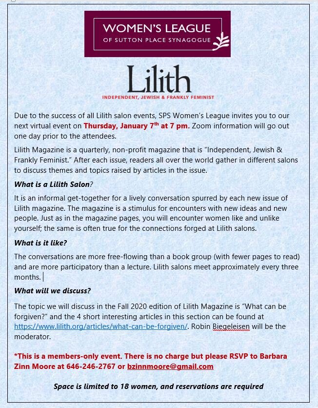 WL: Lilith Salon