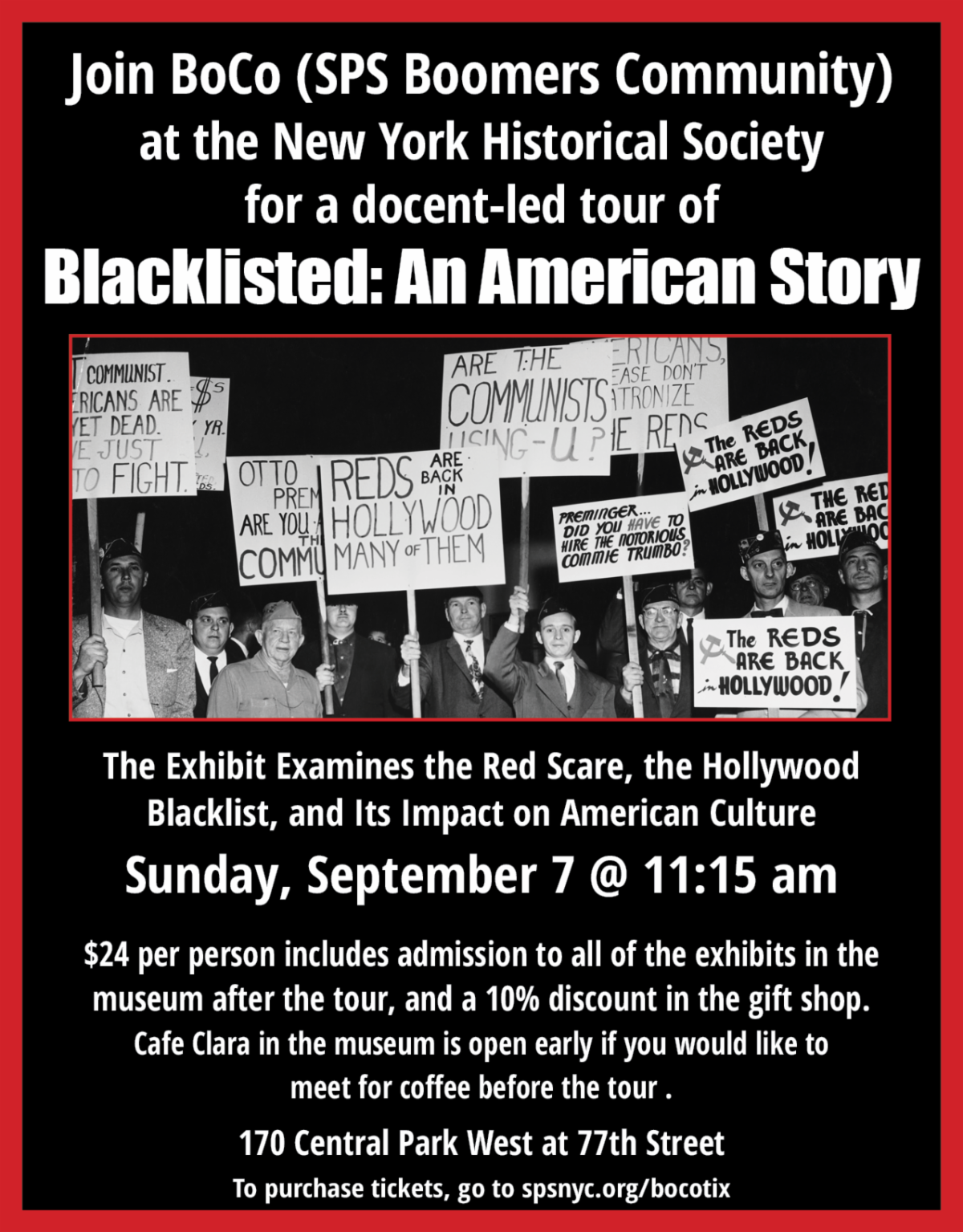 BoCo at NYHS: Blacklisted