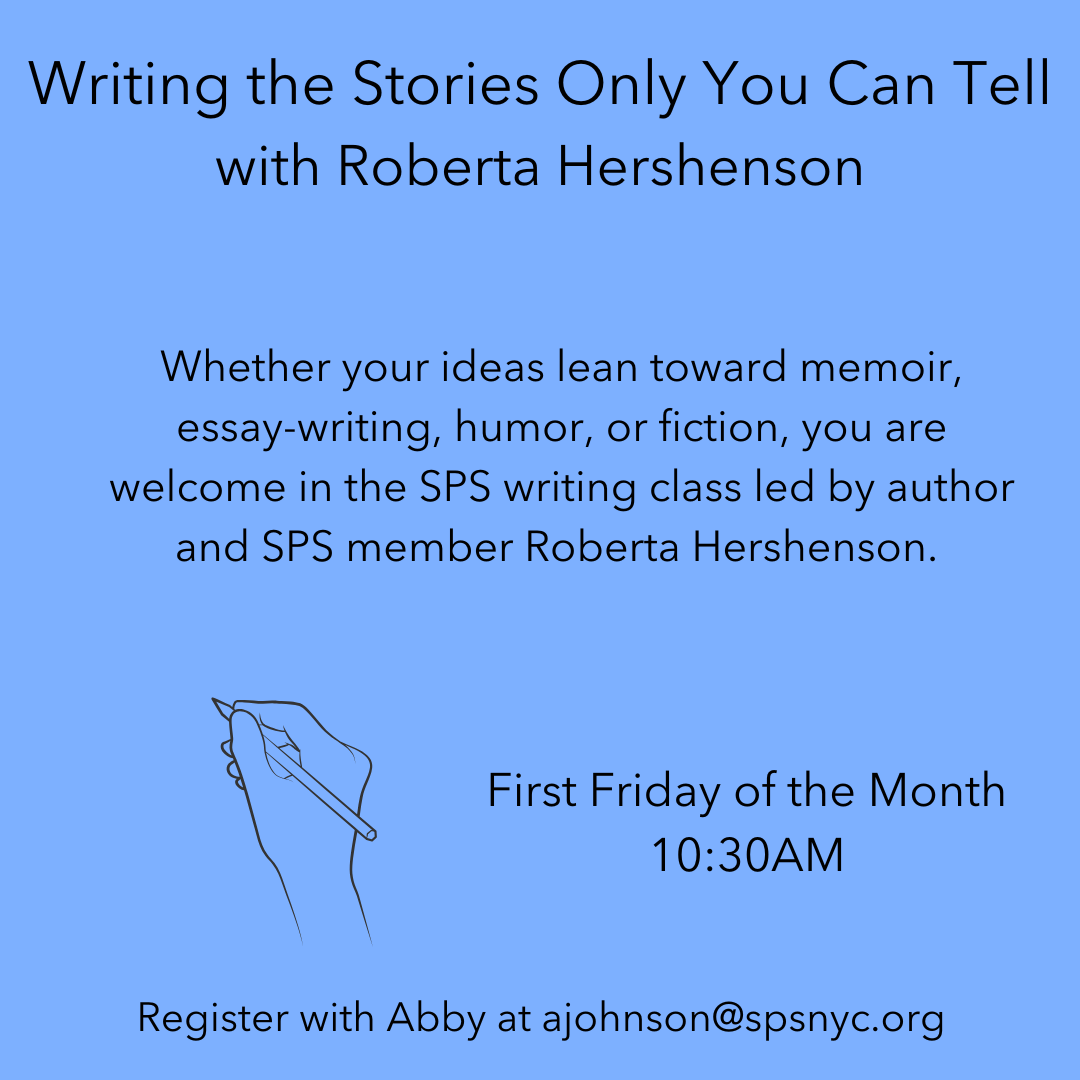 Writing the Stories Only You Can Tell
