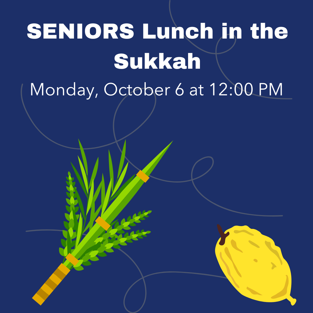 Seniors Lunch in the Sukkah