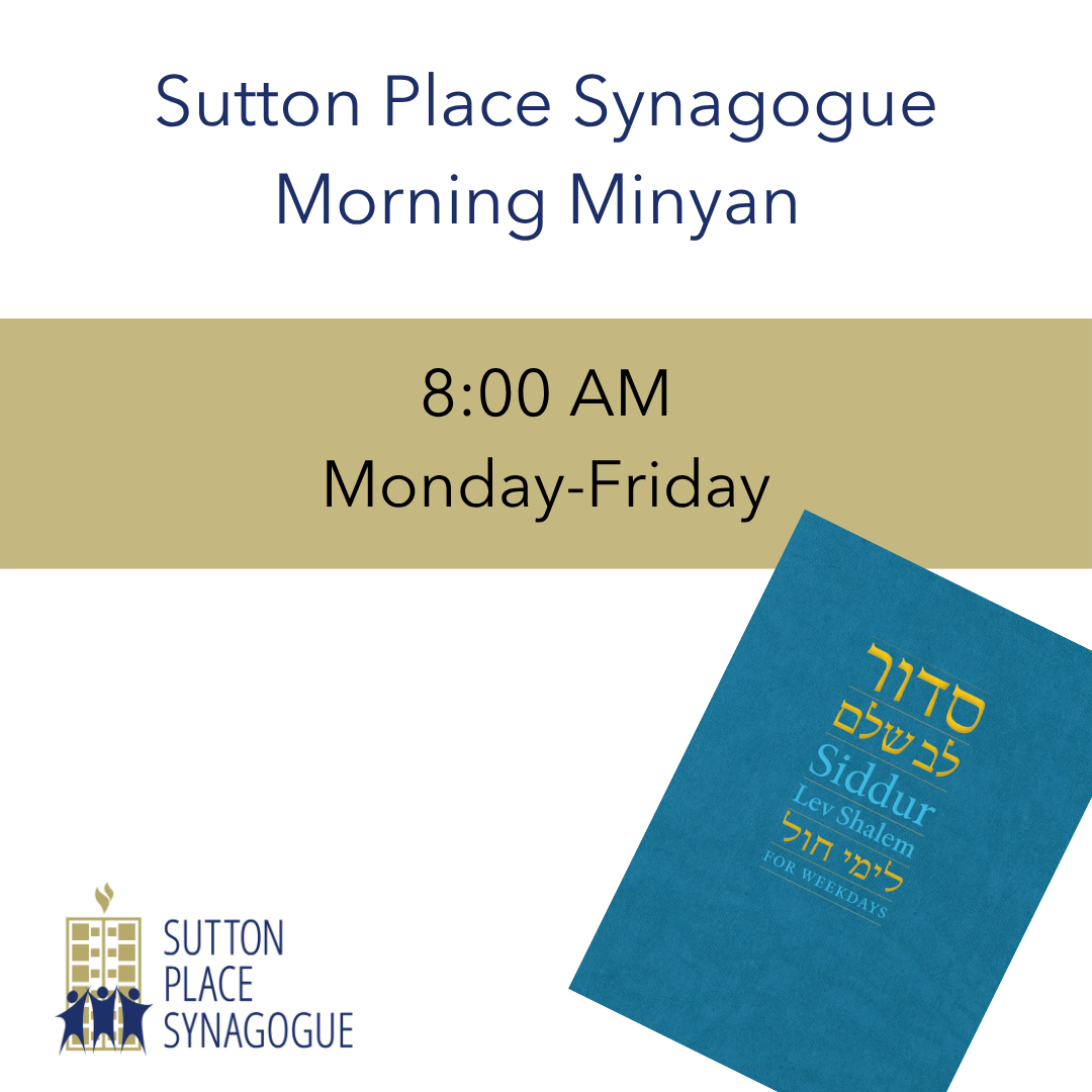 Morning Minyan (hybrid)