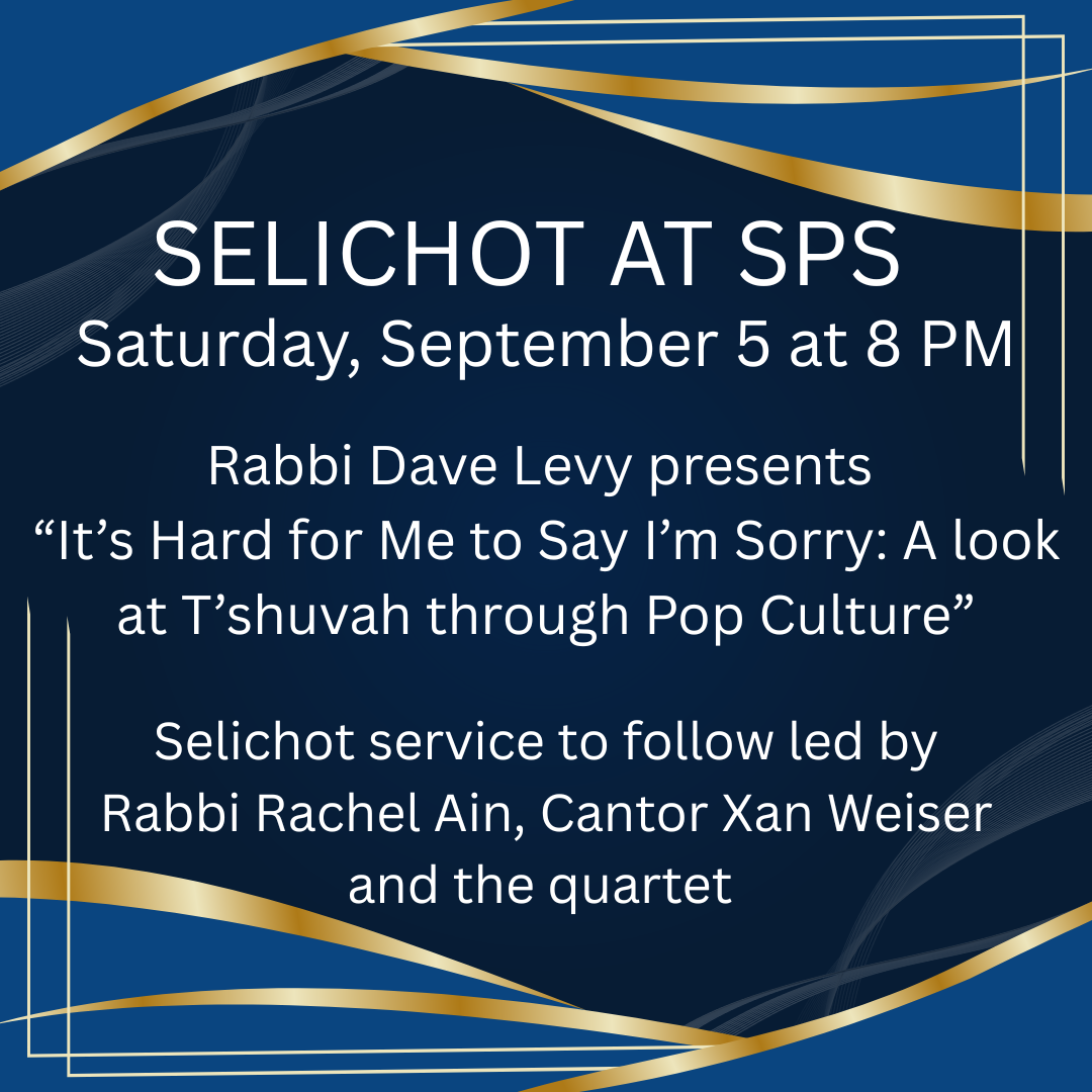 Selichot at SPS