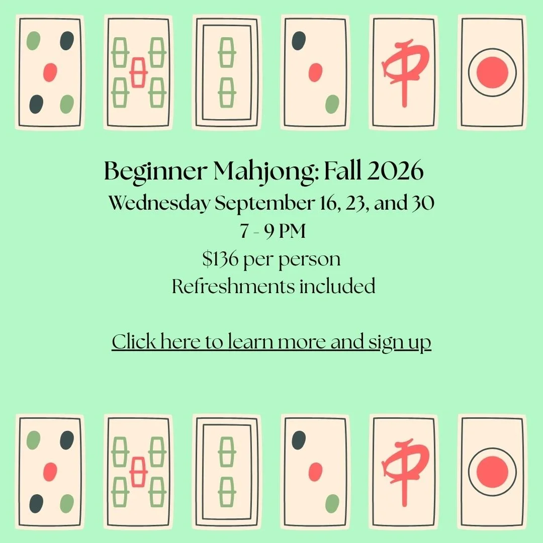 Beginner Mahjong: Fall 2026   