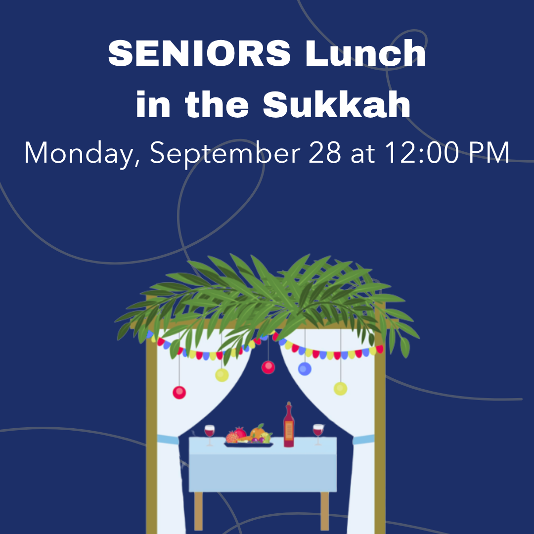Seniors Lunch in the Sukkah