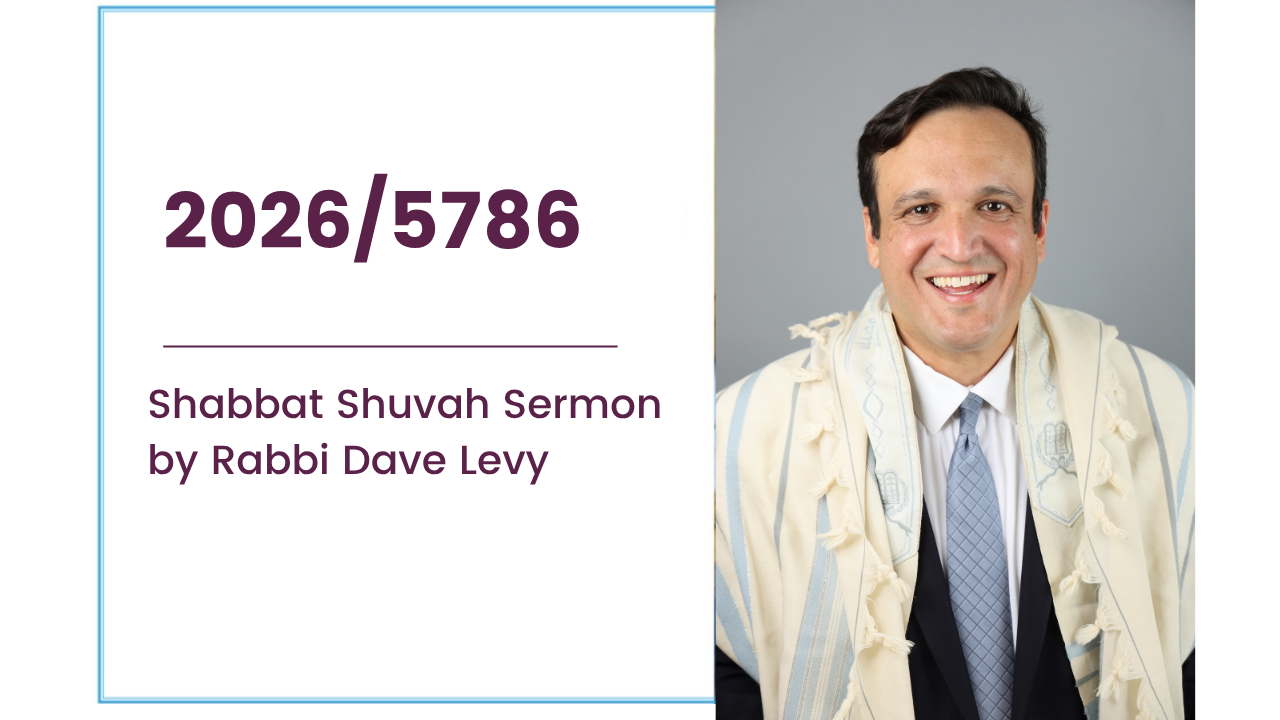Shabbat Shuvah 2026/5787: Love Cancels Out the Dignified Conduct Expected of the Great