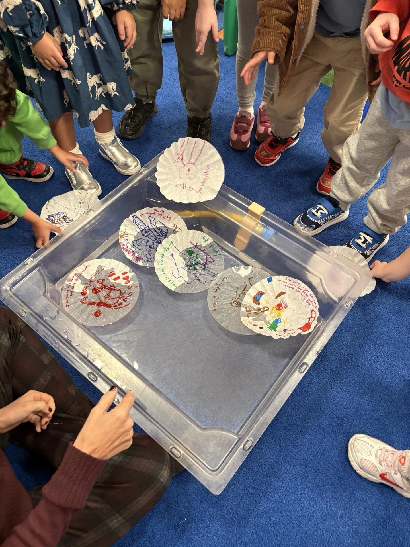💧 Throwing Away Our &ldquo;Sorrys&rdquo; 💧

As we prepared for Yom Kippur, our PreK class learned about tashlich, a meaningful tradition of reflecting on the things we are sorry for and letting them go.

Last week, the children drew their &ldquo;so