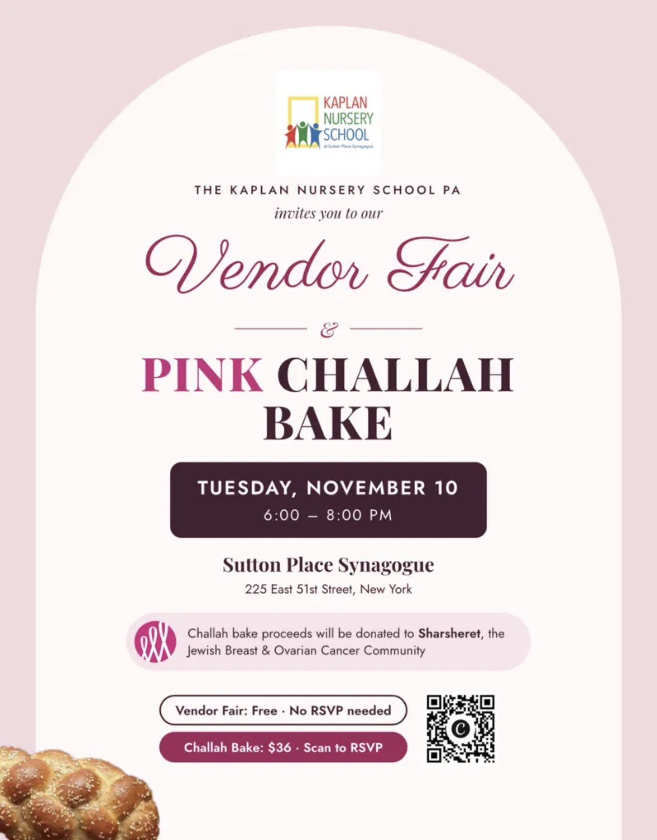 KNS PA Challah Bake &amp; Vendor Fair