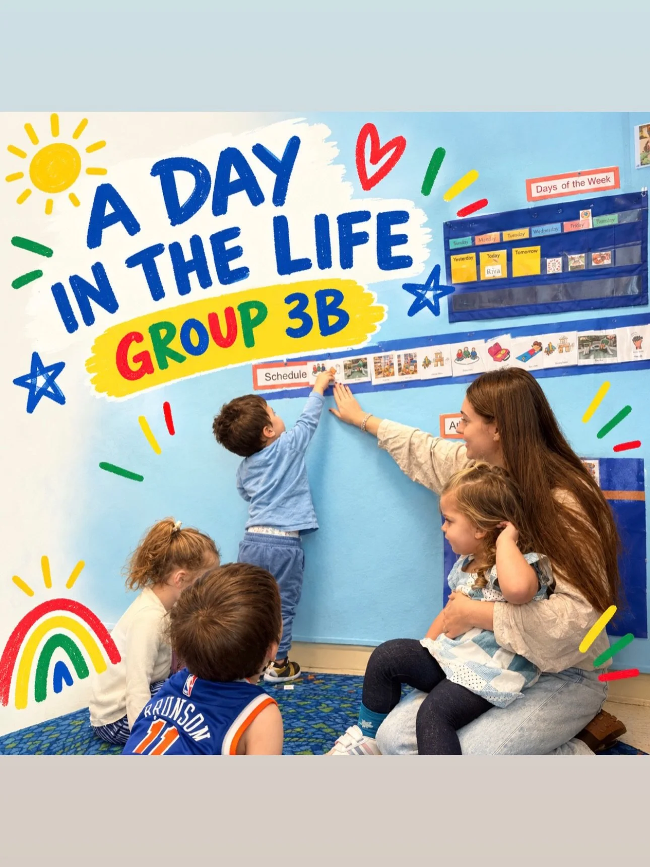 A Day in the Life of Group 3B! ☀️

What does a typical day in our 3B classroom look like? Here is a glimpse into the routines, experiences, and meaningful moments that make up each child&rsquo;s day. 💙

From imaginative play and creative exploration