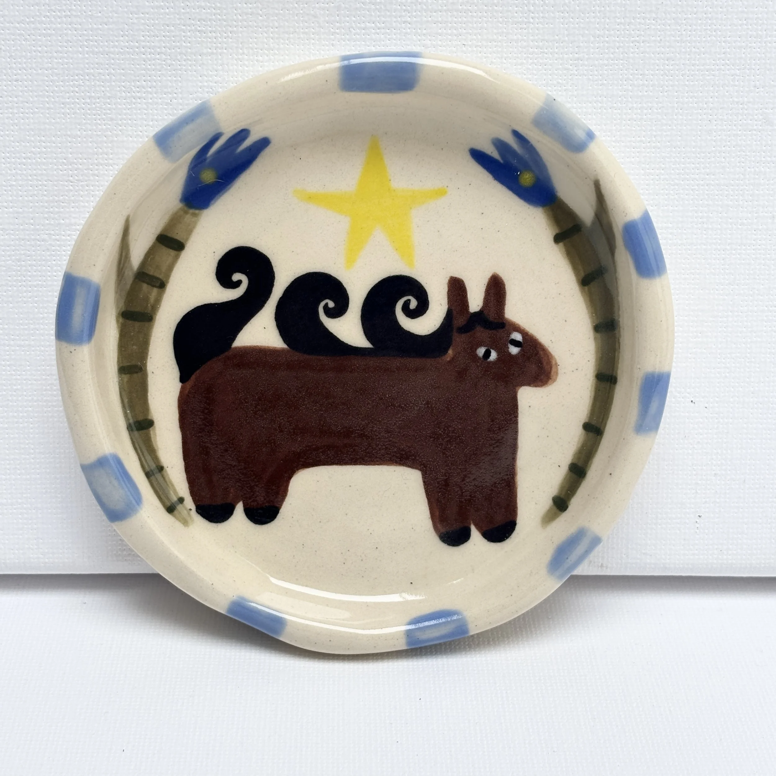 WILD HORSE TRINKET DISH