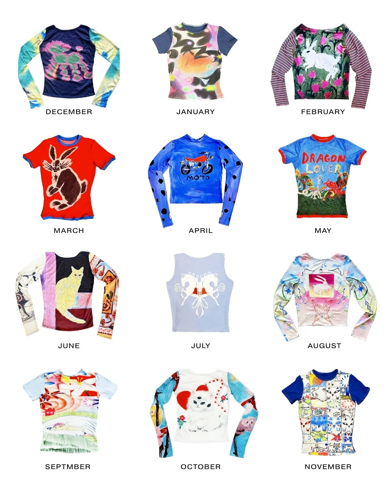 If my clothes were birthday months 😜