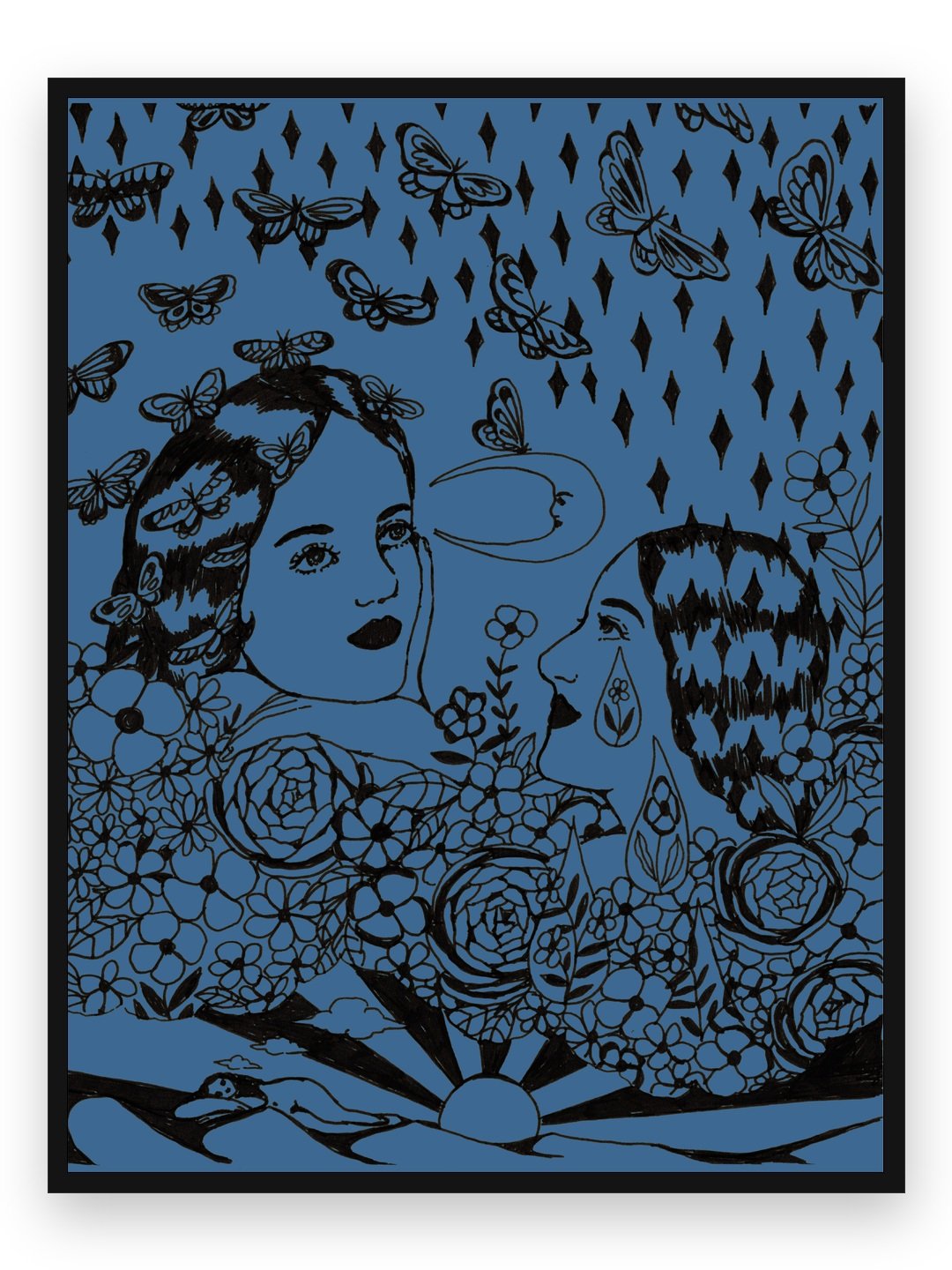 BUTTERFLY GIRLS — FINE ART PRINT
