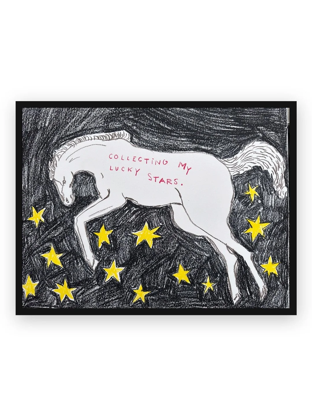LUCKY STARS HORSE — FINE ART PRINT