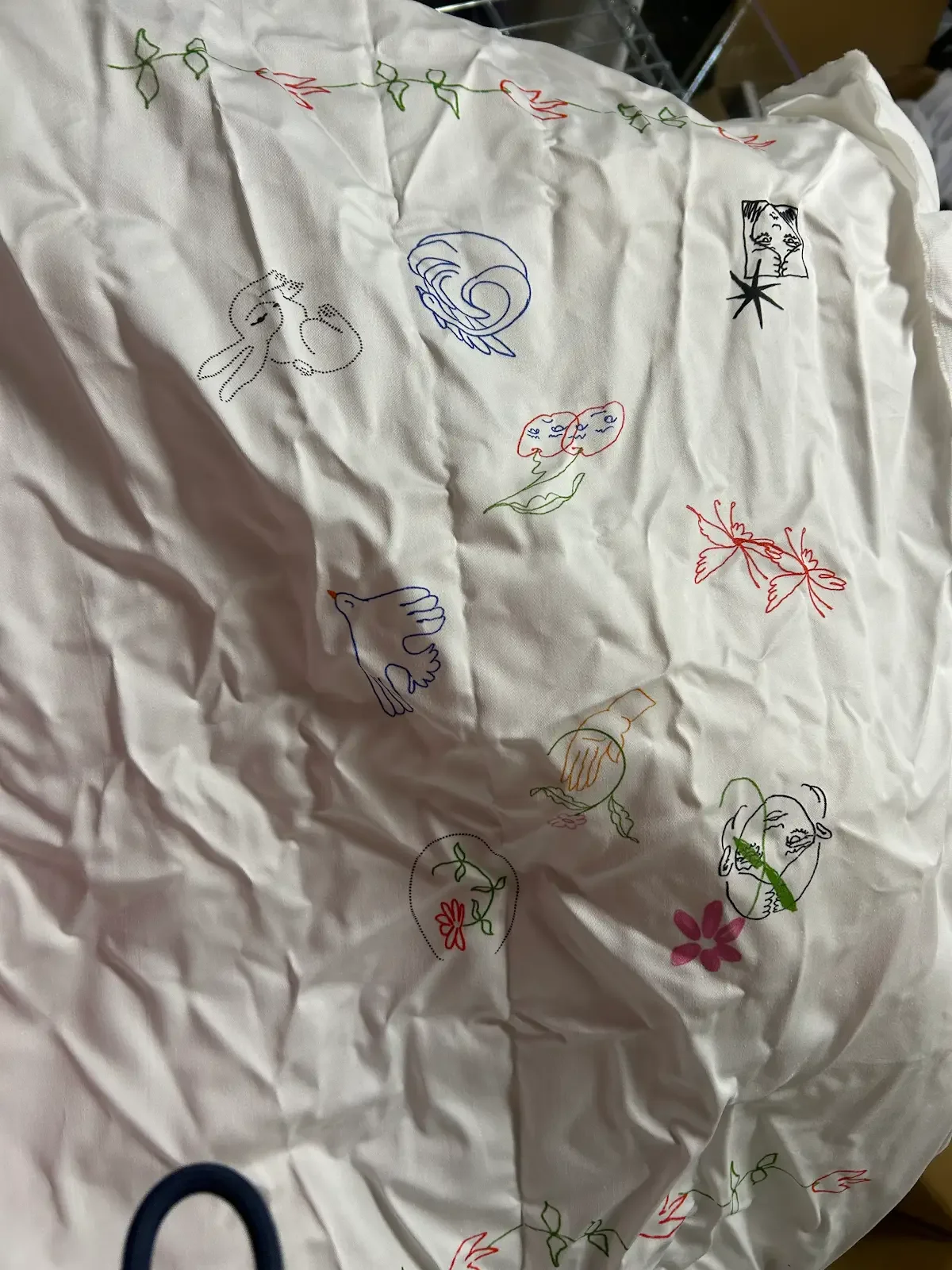 SAMPLE FABRIC - FINE LINE PRINT LARGE