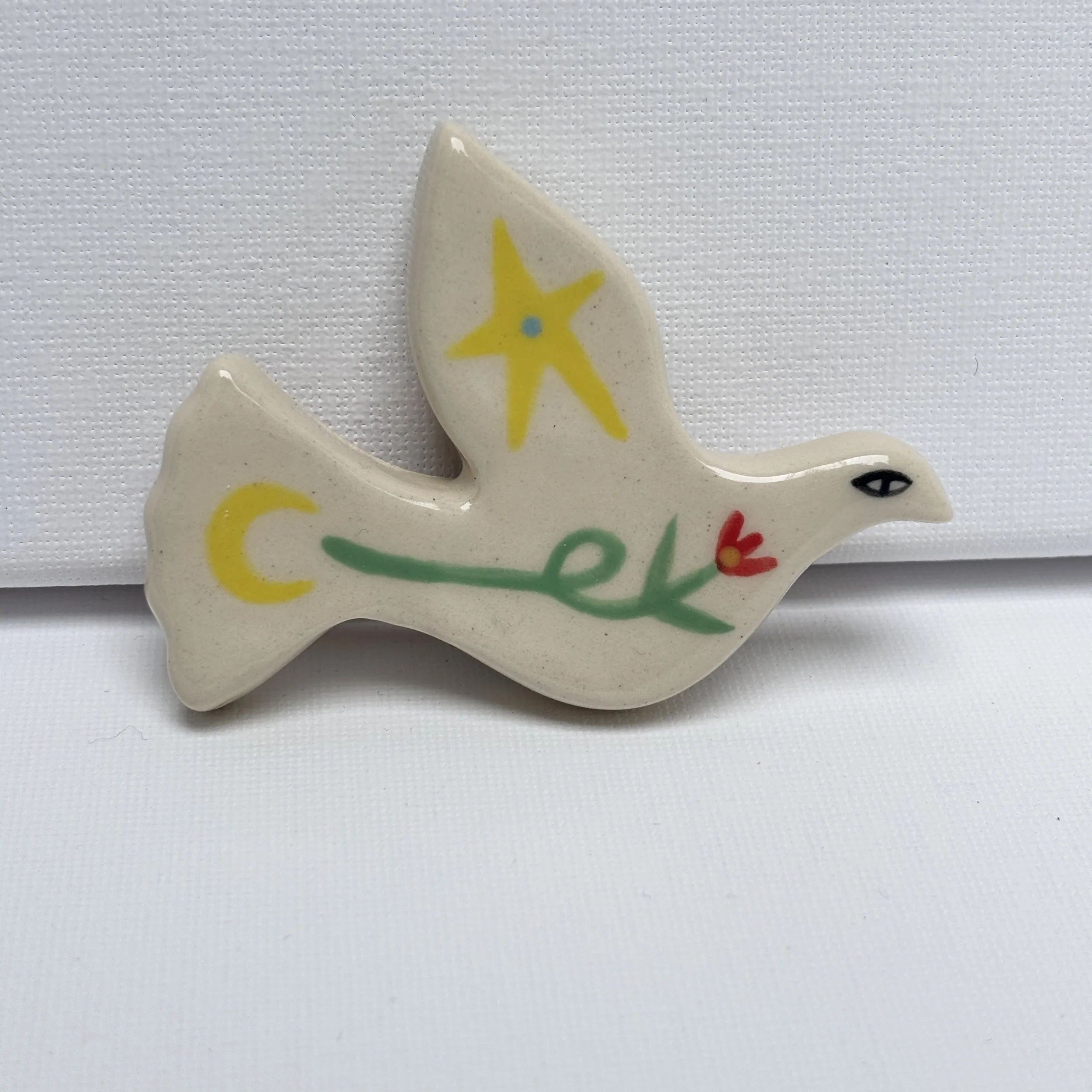 WHITE DOVE MAGNET