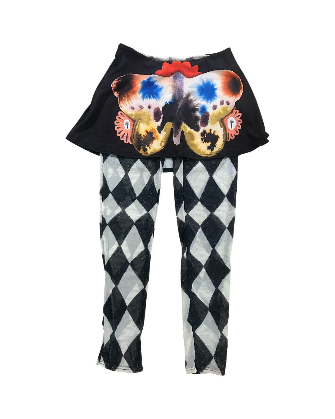 SAMPLE - BUTTERFLY DIAMOND SKIRT LEGGINGS