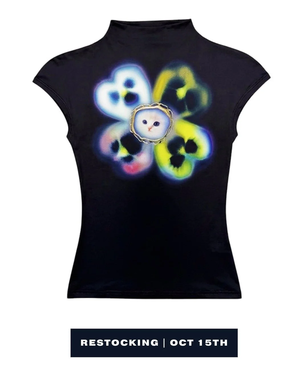 KITTY CAP TEE