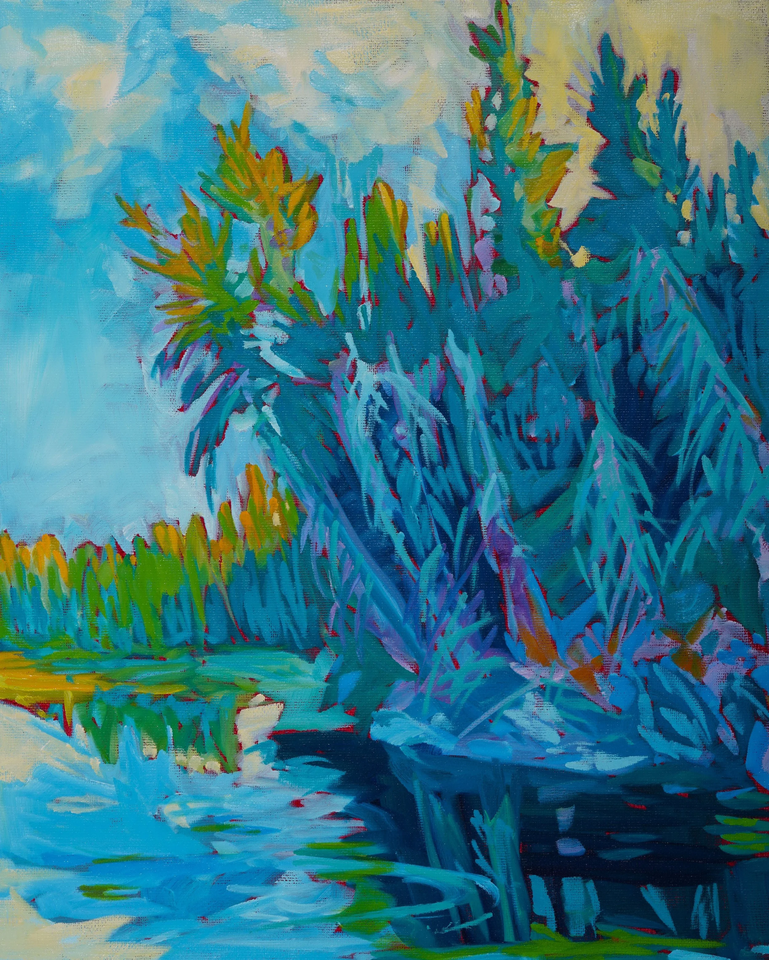 Shoreline, 16x20”, $1200.