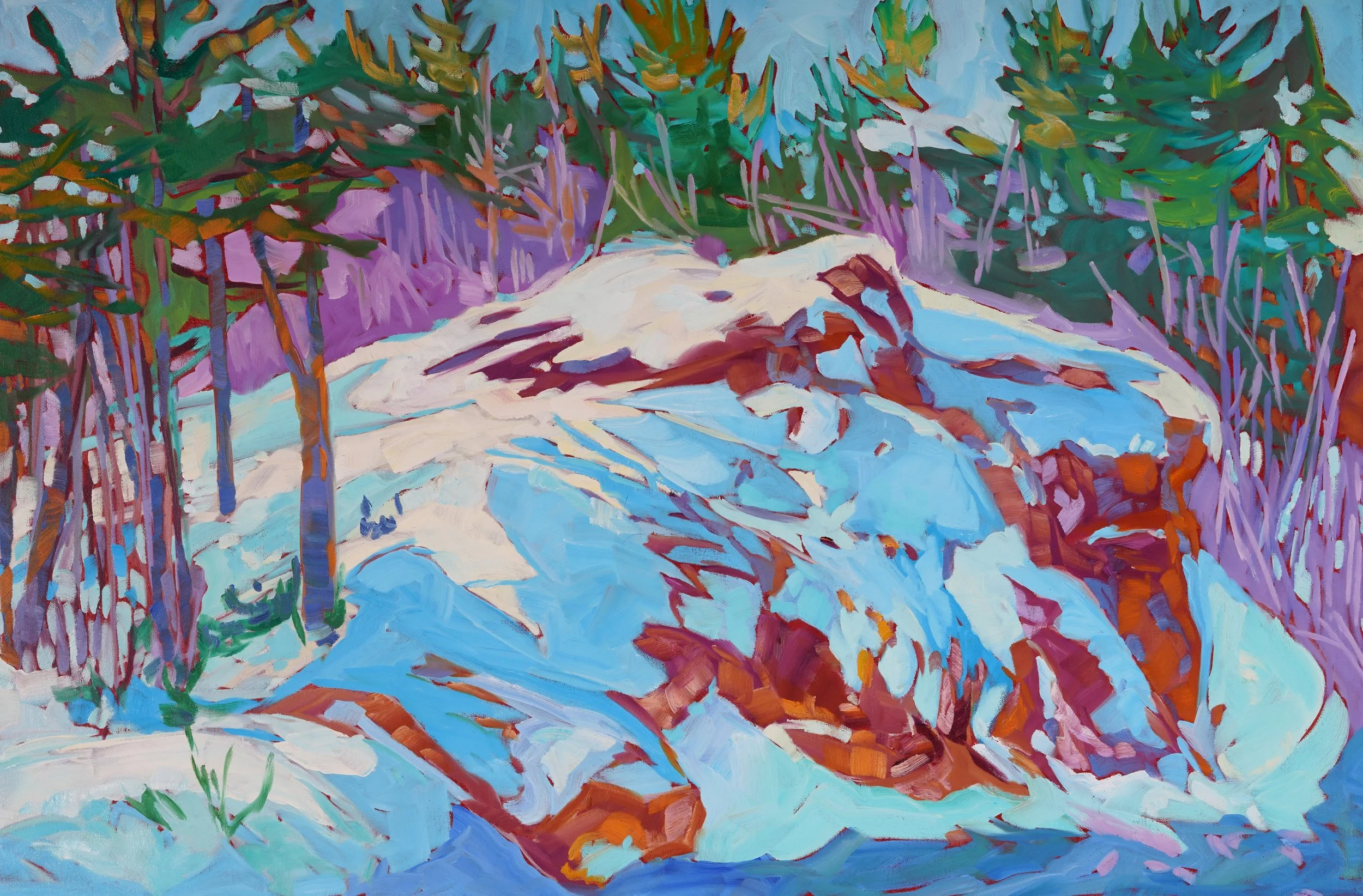 Big Rock, 24x36”, $2800.