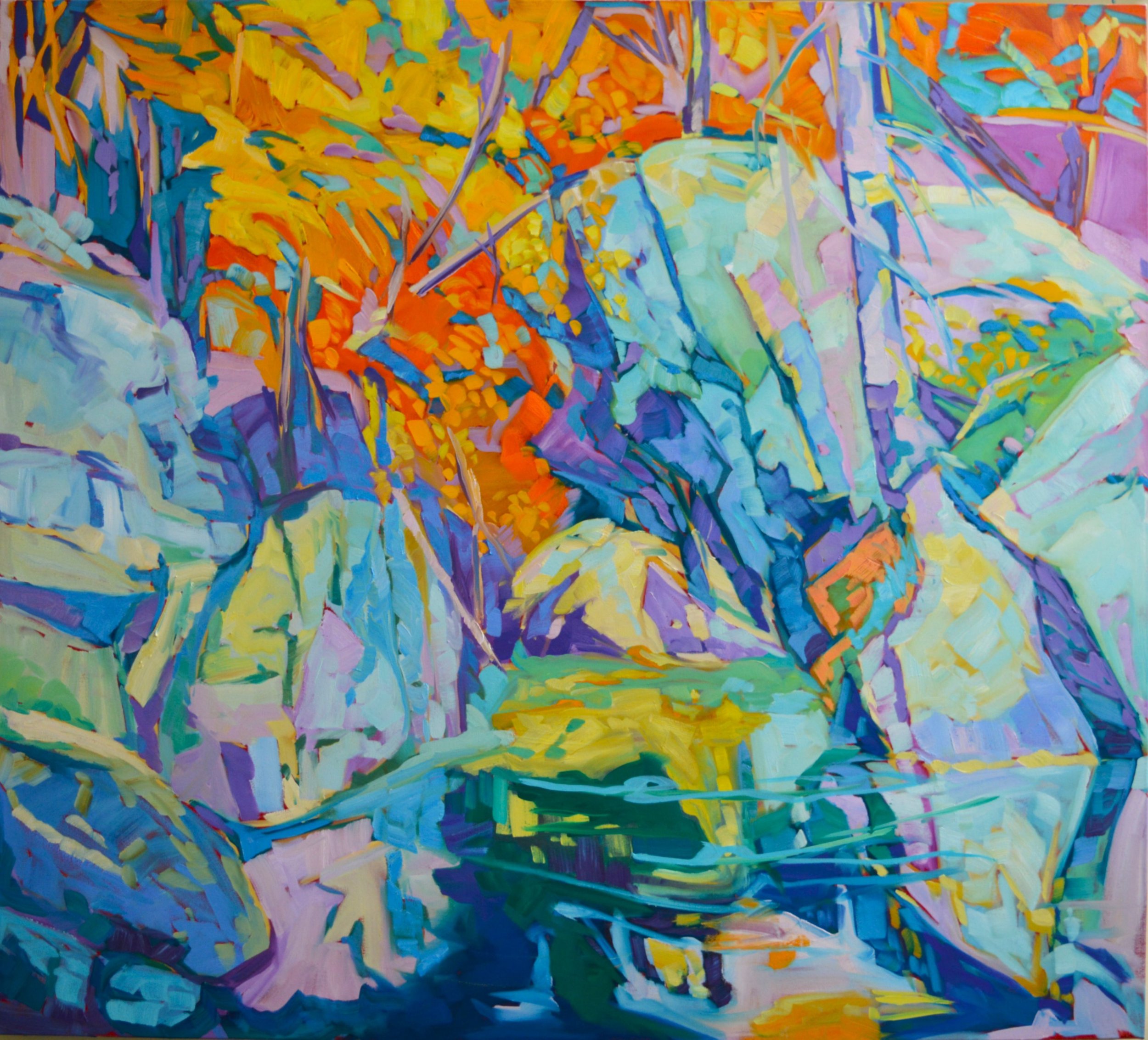 Quiet Pool, Algonquin Park, 36x40", oil on canvas, $4,200.00
