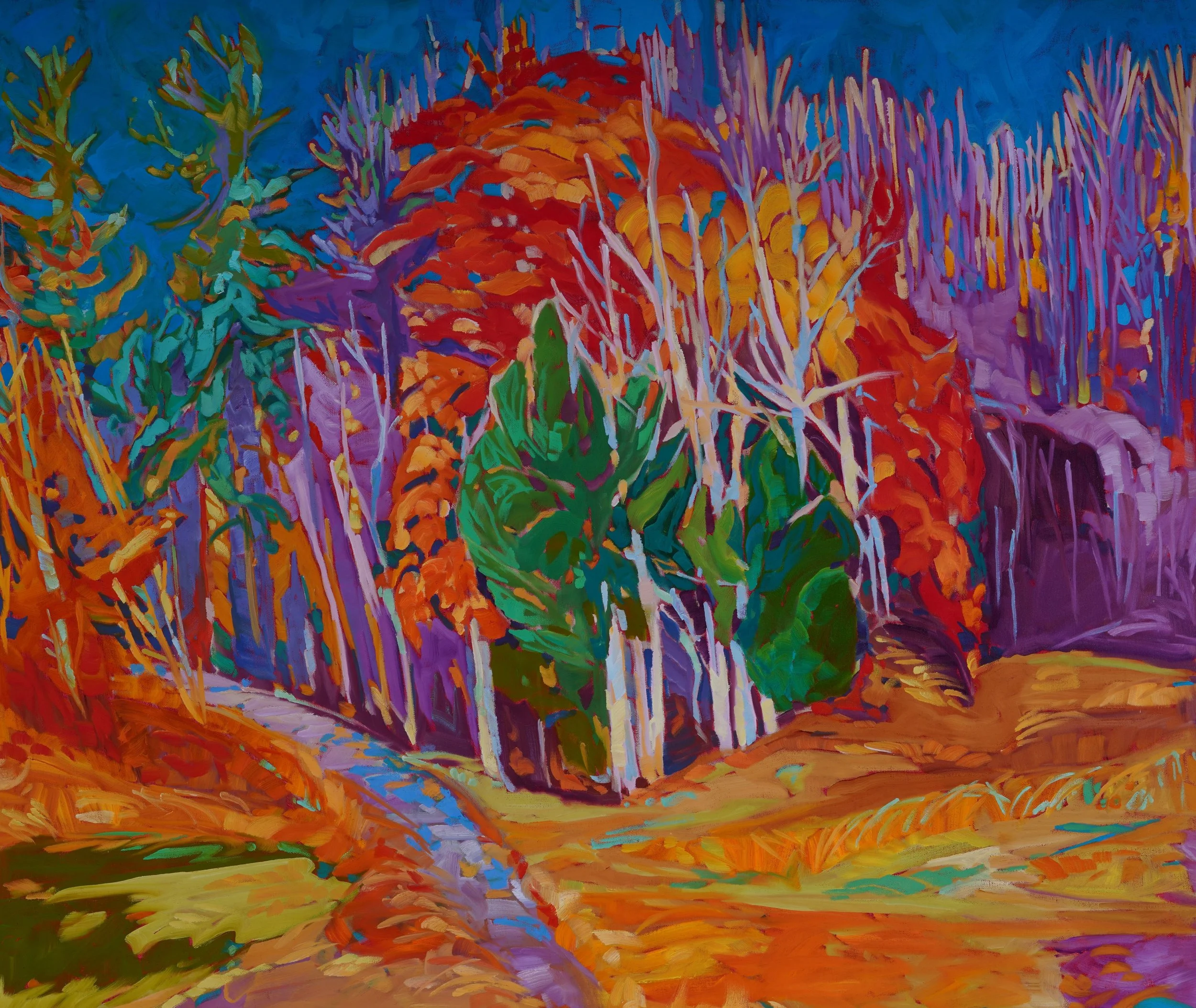 Autumn Splendor, 30x36”, $2800.