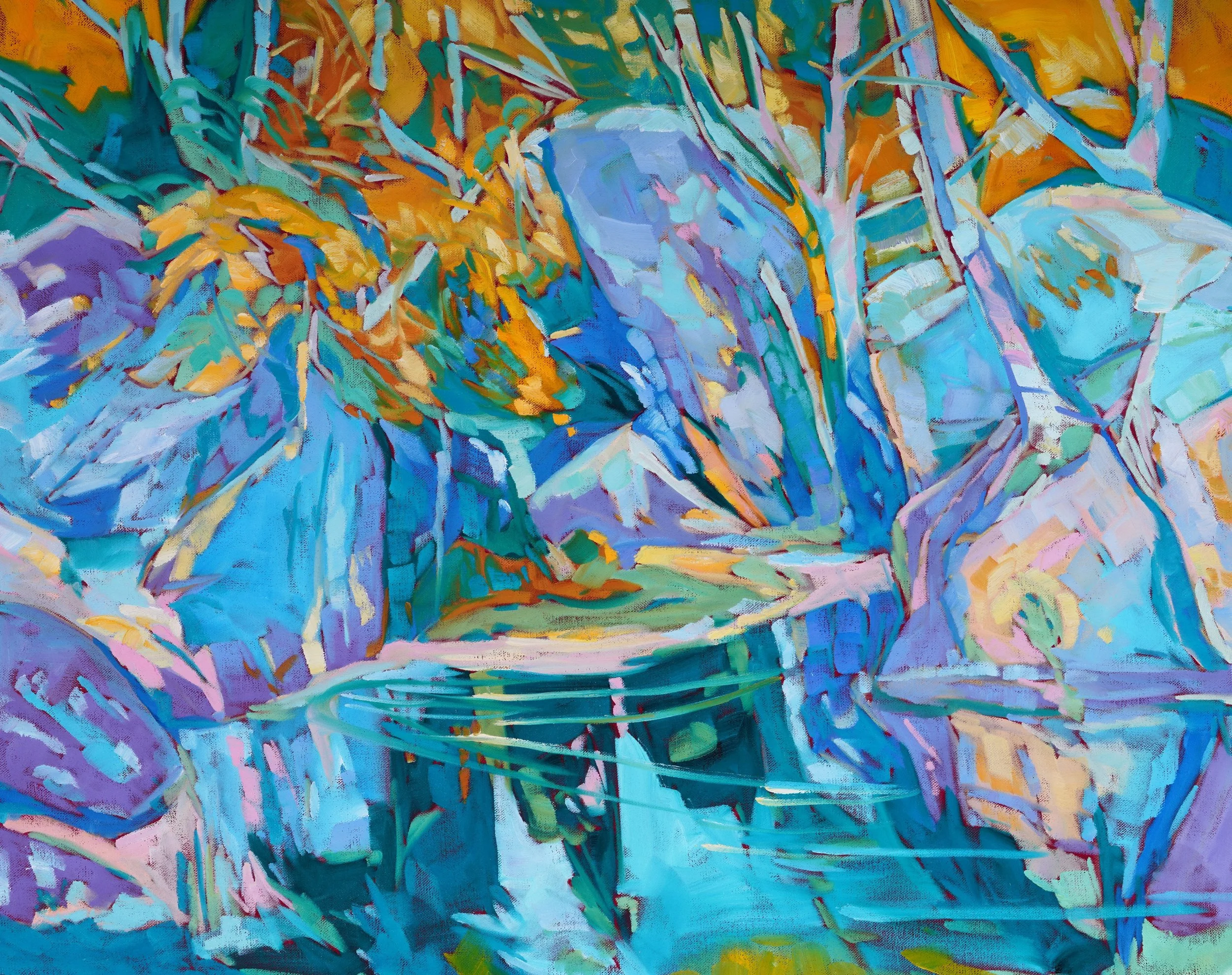 Autumn Pool, Algonquin Park, 24x30”, $2600