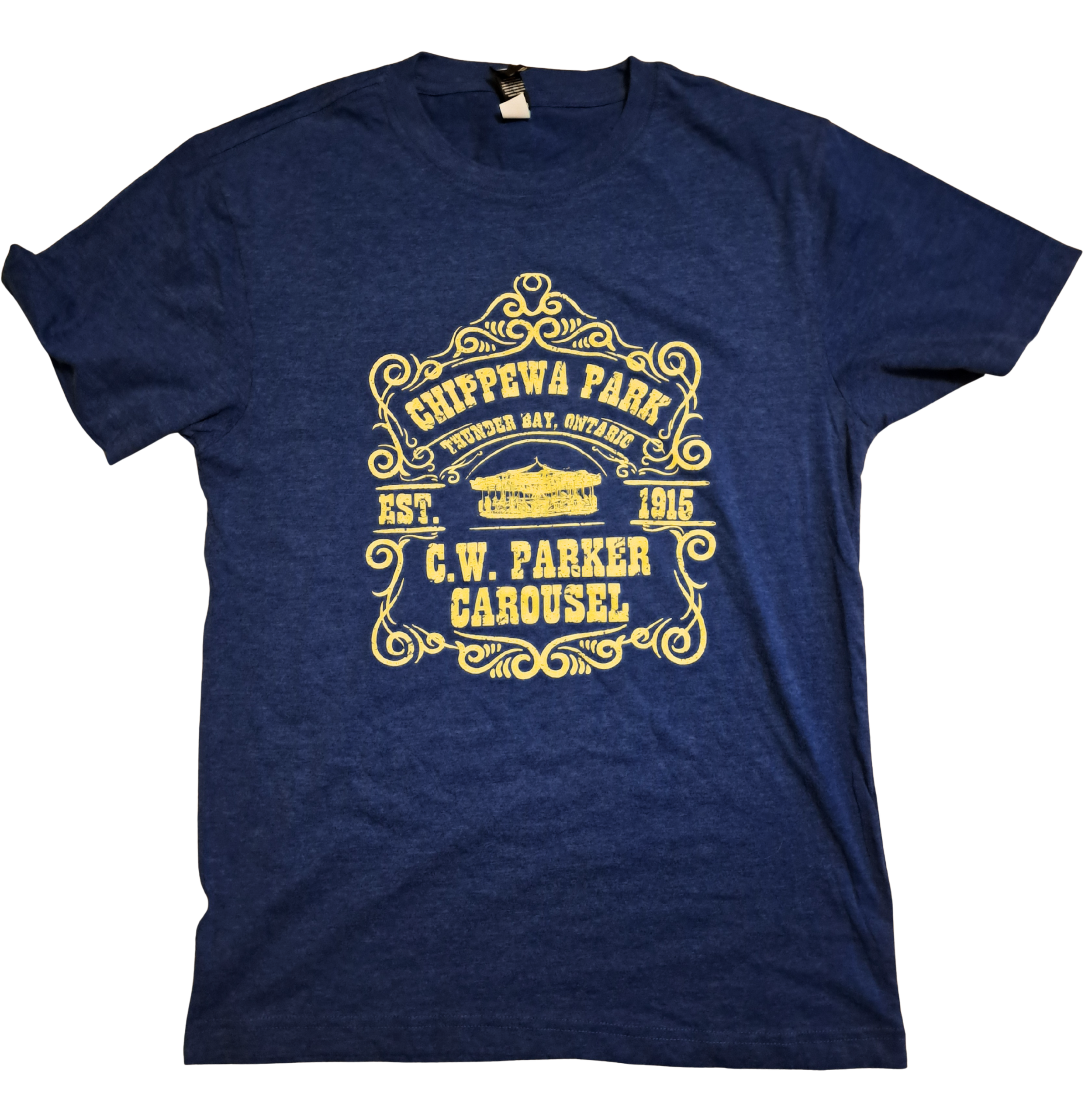 Blue Round neck shirt