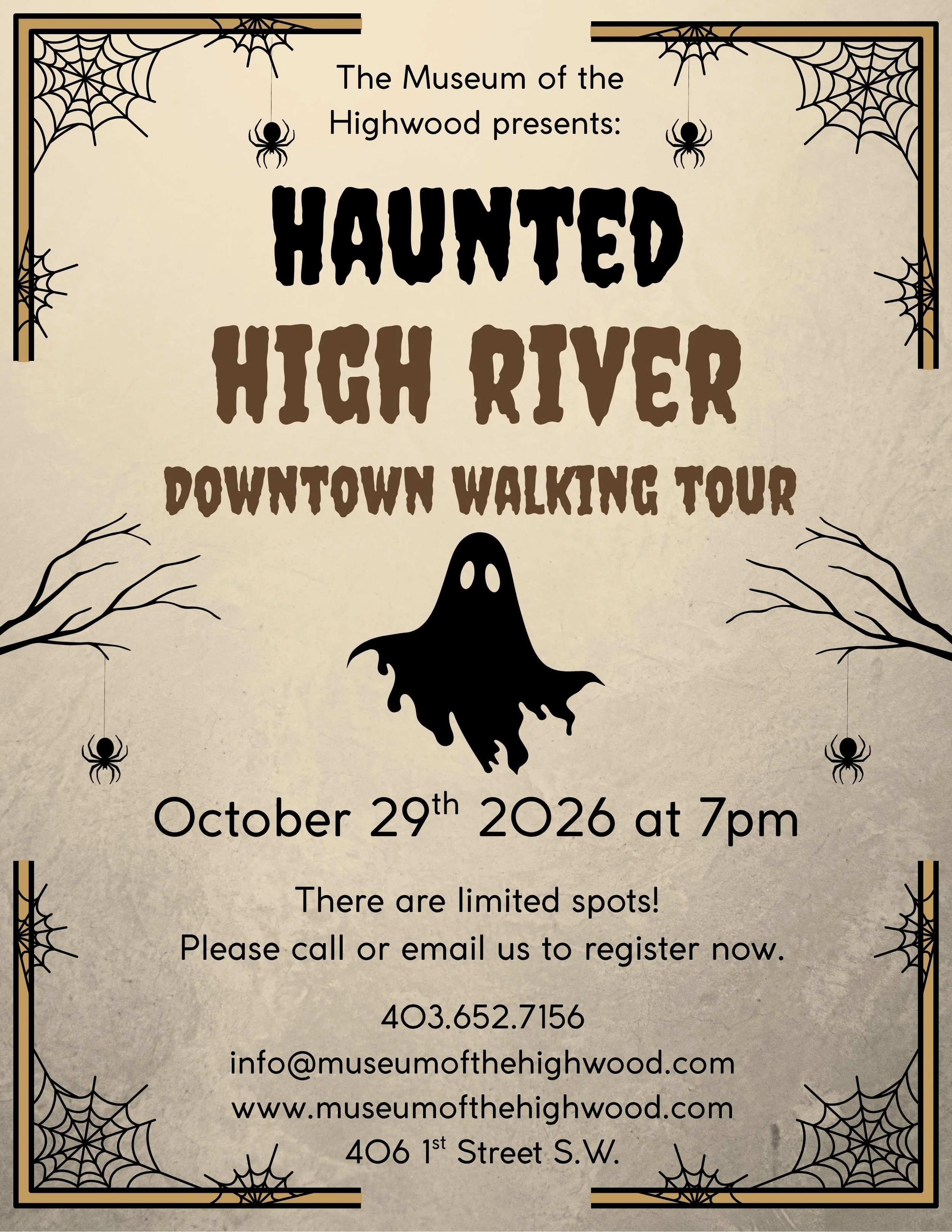 Haunted High River walking tour