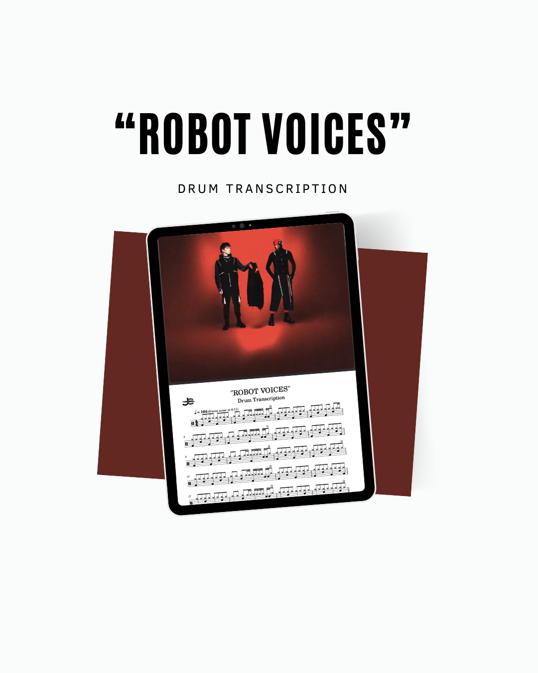 "Robot Voices" Twenty One Pilots Drum Transcription