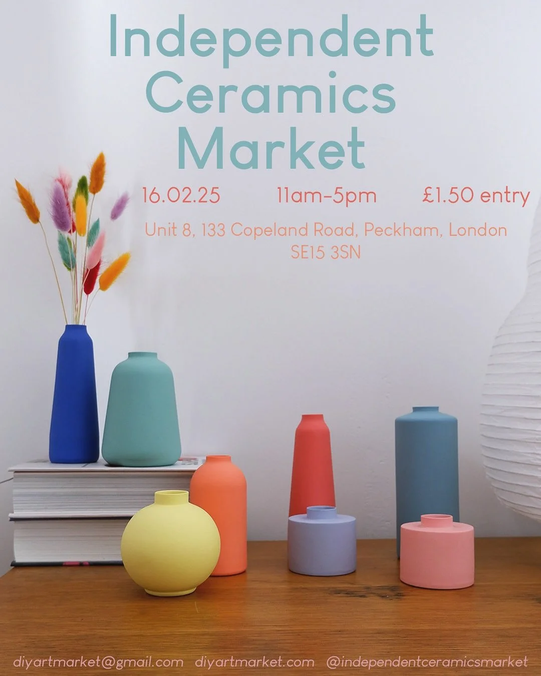 It&rsquo;s my first London market this Sunday with the team at @independentceramicsmarket 
I visited the show in December and was blown away by the amount of incredible work, talented makers, and variety of work, it&rsquo;s crazy that we all start fr