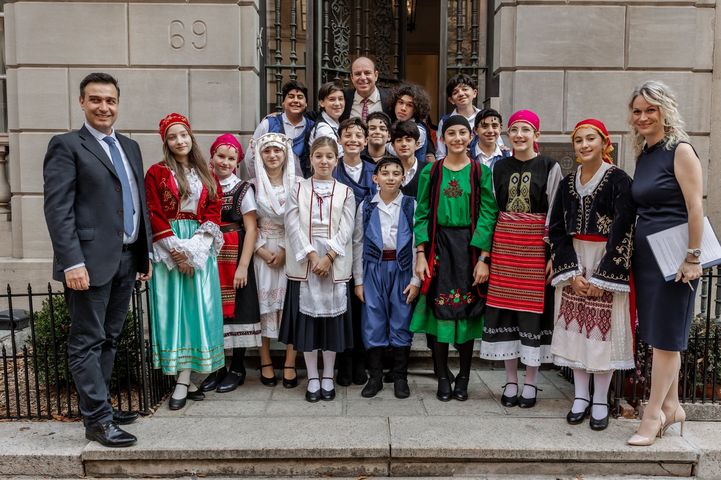 DGK Students visit to the Greek Consulate for OXI Day