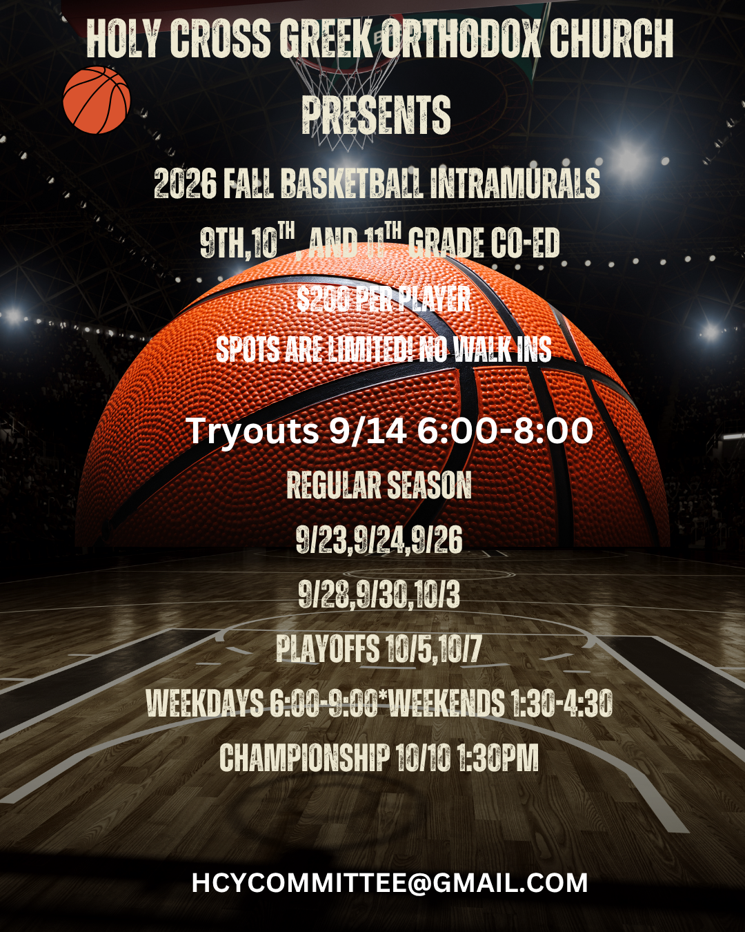 2026 Basketball Intramurals (Fall 2026)