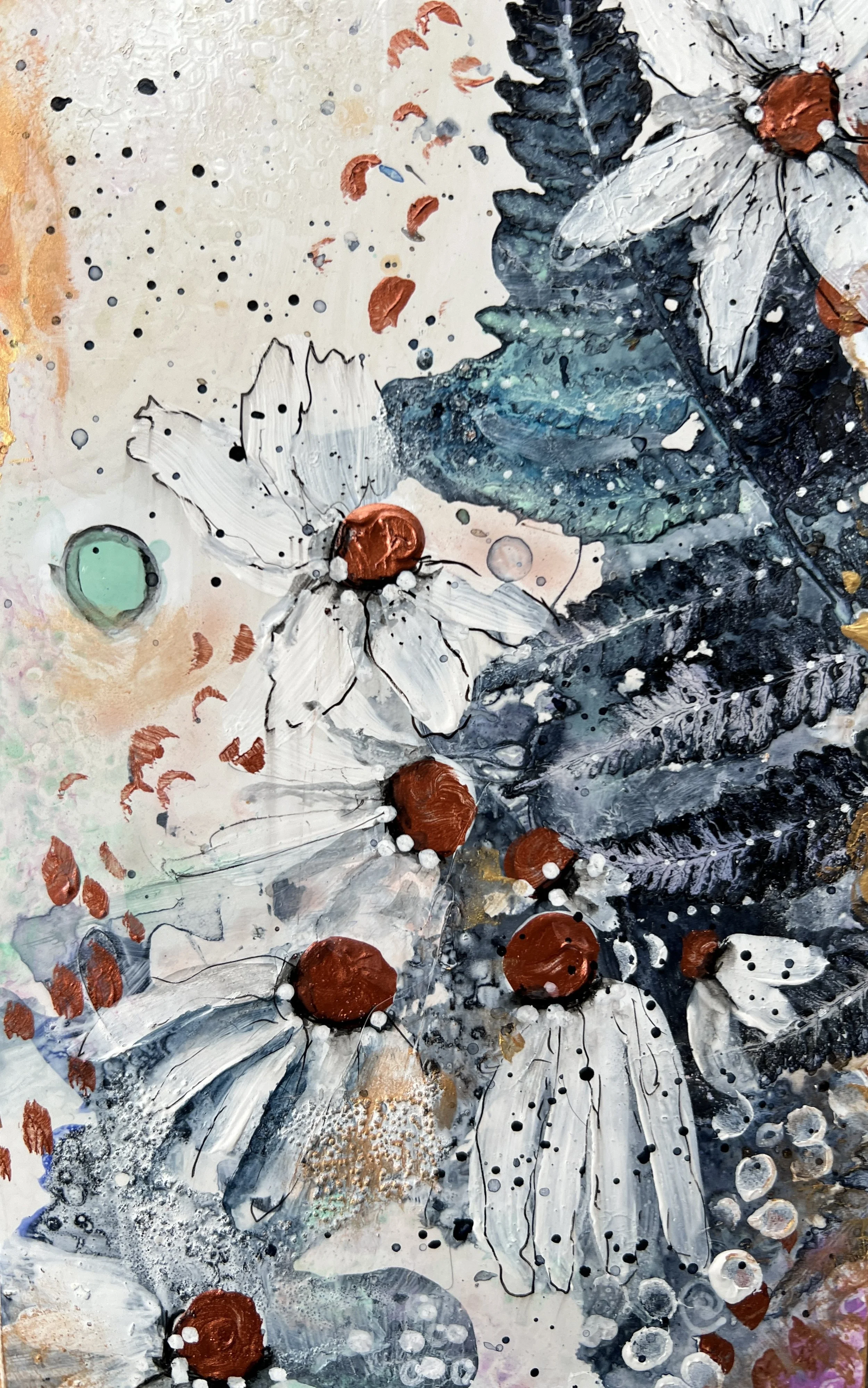 Reverie 4x8 Mixed Media Painting by Artist Manda Marble 1.jpg